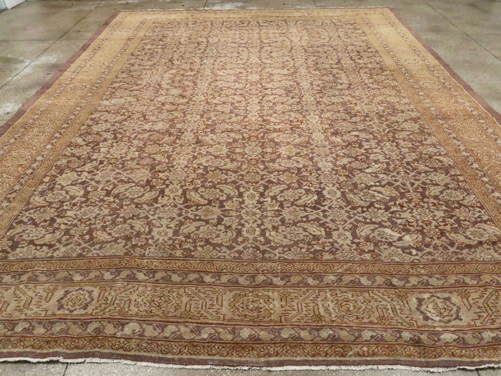 Antique Persian Mahal Carpet, No.18005 - Staging