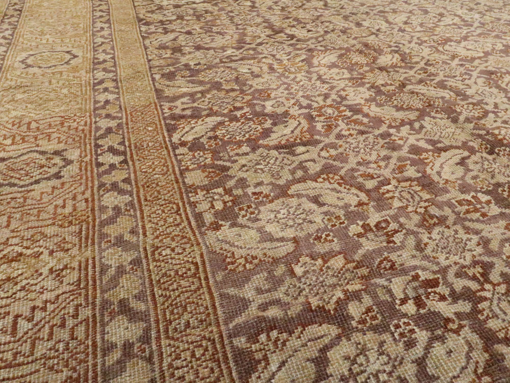 Antique Persian Mahal Carpet, No.18005 - Staging