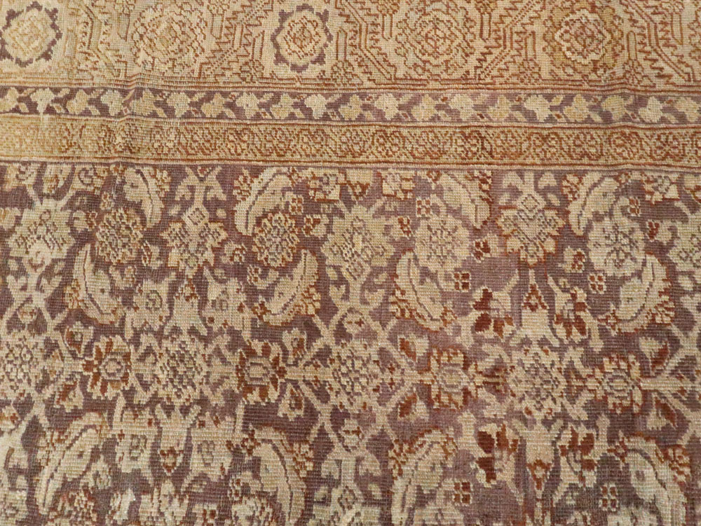 Antique Persian Mahal Carpet, No.18005 - Staging