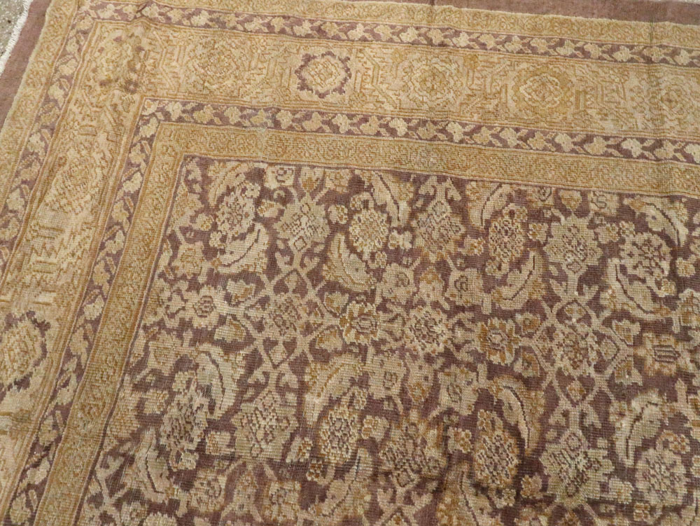Antique Persian Mahal Carpet, No.18005 - Staging