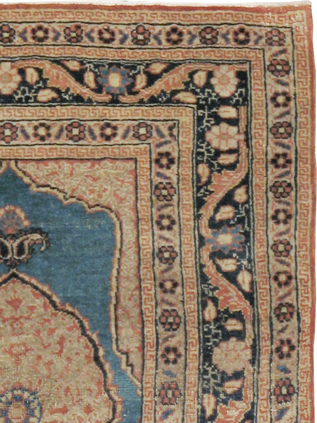 Antique Persian Tabriz Hagi Jalili Rug, No.18019 - Staging