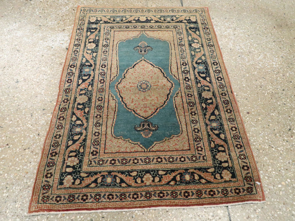 Antique Persian Tabriz Hagi Jalili Rug, No.18019 - Staging