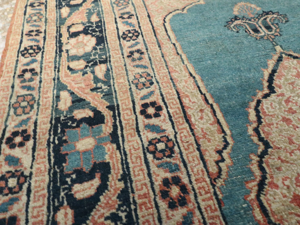 Antique Persian Tabriz Hagi Jalili Rug, No.18019 - Staging