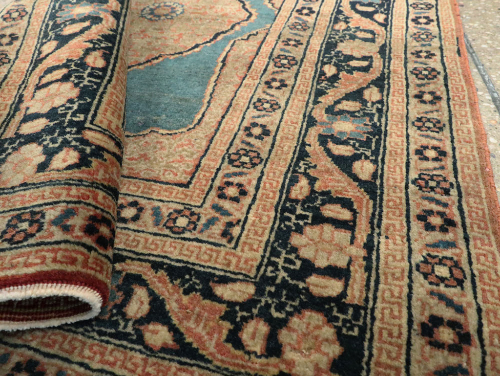 Antique Persian Tabriz Hagi Jalili Rug, No.18019 - Staging