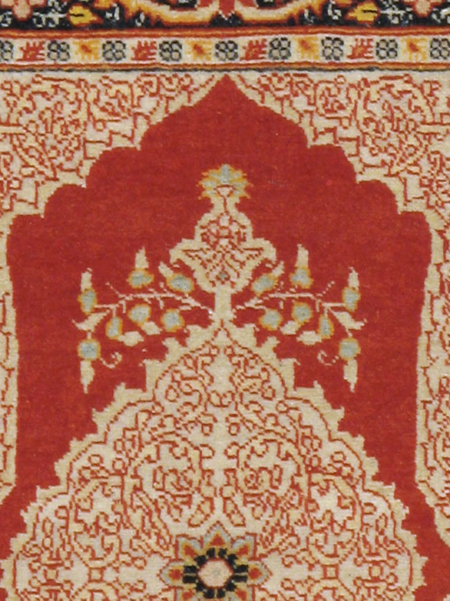 Antique Tabriz Hagi Jalili Rug, No.18020 - Staging