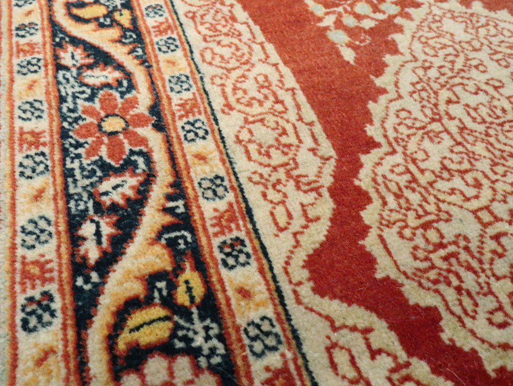 Antique Tabriz Hagi Jalili Rug, No.18020 - Staging