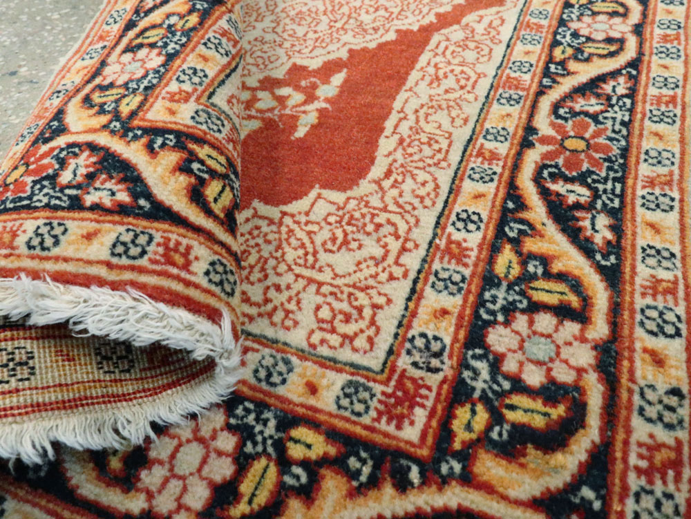 Antique Tabriz Hagi Jalili Rug, No.18020 - Staging