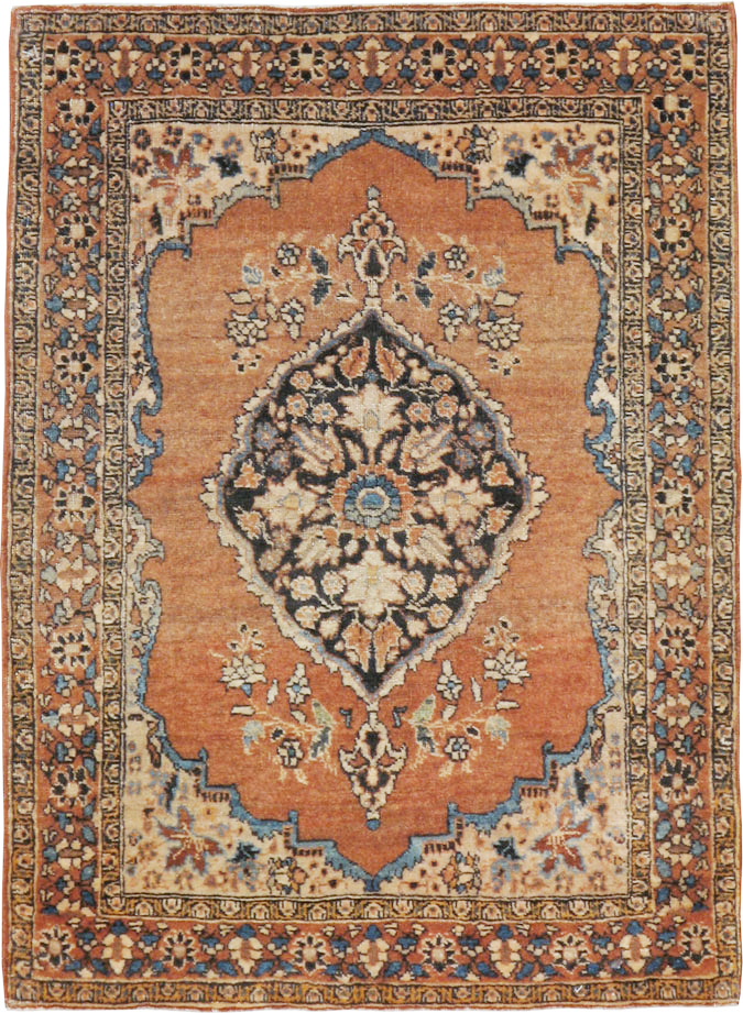 Antique Persian Tabriz Hagi Jalili Rug, No.18049 - Staging