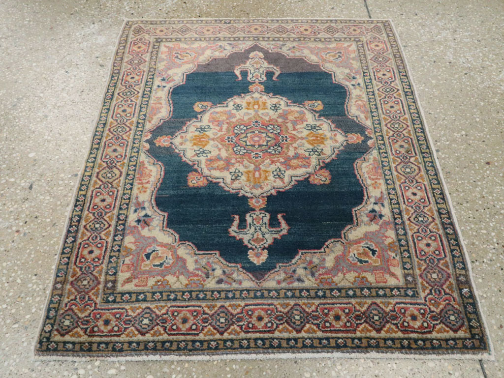 Antique Persian Tabriz Hagi Jalili Rug, No.18052 - Staging