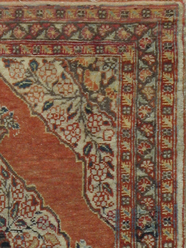 Antique Persian Tabriz Hagi Jalili Rug, No.18055 - Staging