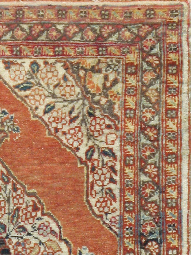 Antique Persian Tabriz Hagi Jalili Rug, No.18055 - Staging