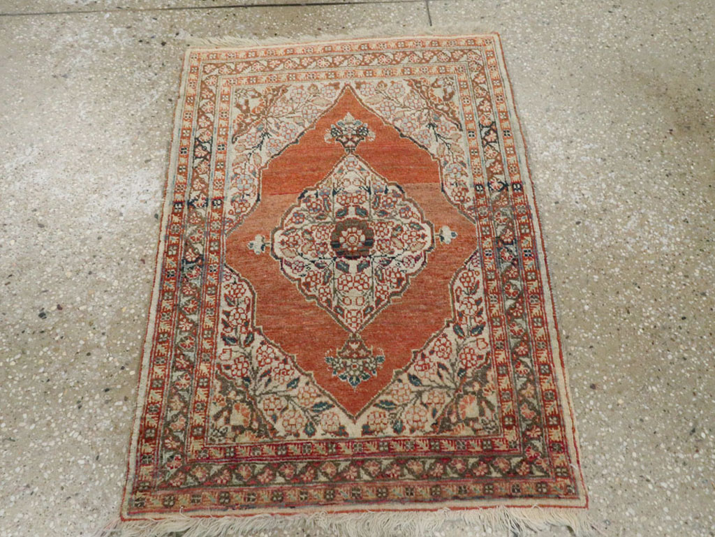 Antique Persian Tabriz Hagi Jalili Rug, No.18055 - Staging