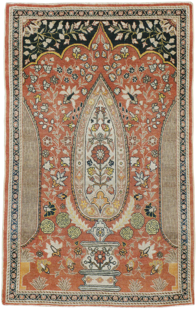 Antique Persian Tabriz Hagi Jalili Rug, No.18060 - Staging