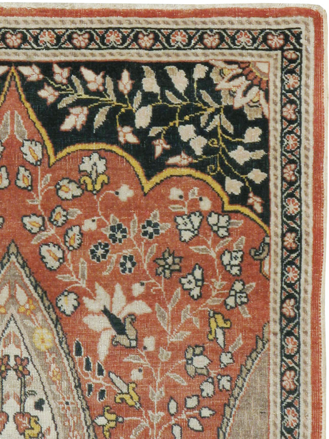 Antique Persian Tabriz Hagi Jalili Rug, No.18060 - Staging