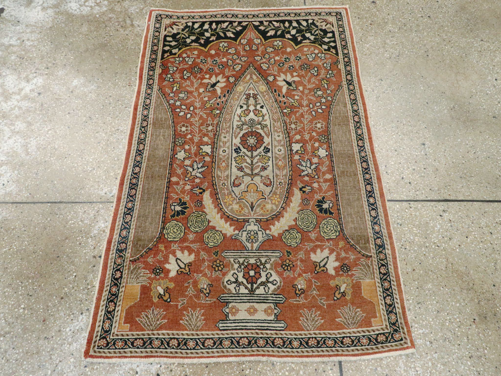 Antique Persian Tabriz Hagi Jalili Rug, No.18060 - Staging
