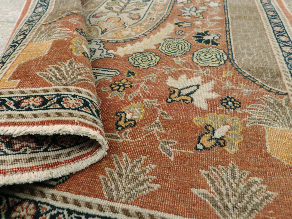 Antique Persian Tabriz Hagi Jalili Rug, No.18060 - Staging