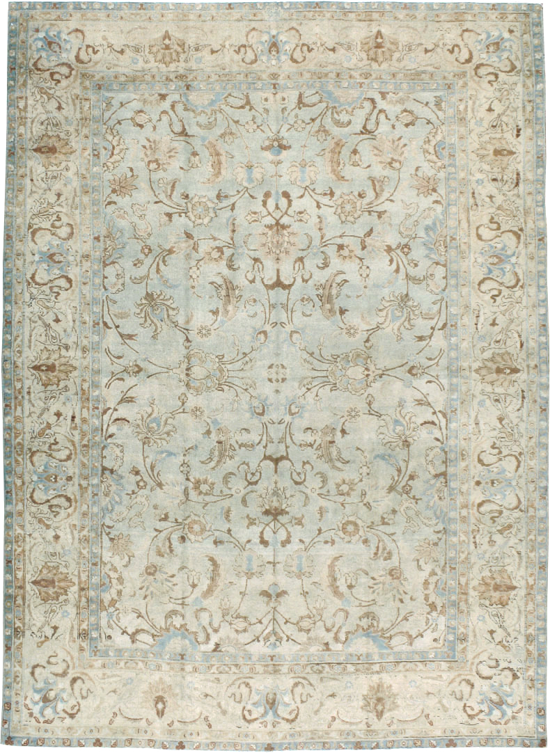 Antique Persian Tabriz Carpet, No.18065 - Staging