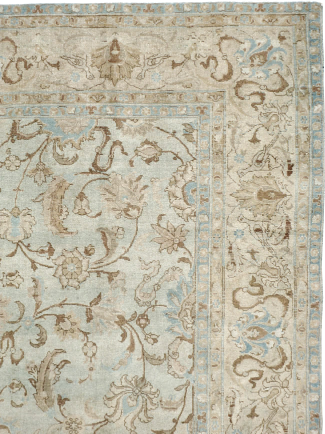 Antique Persian Tabriz Carpet, No.18065 - Staging