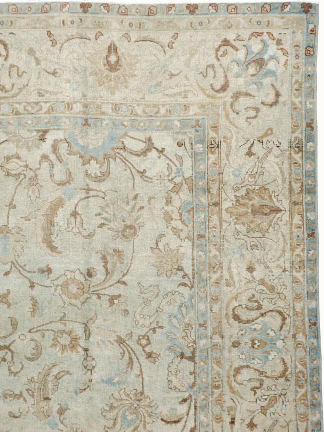 Antique Persian Tabriz Carpet, No.18065 - Staging