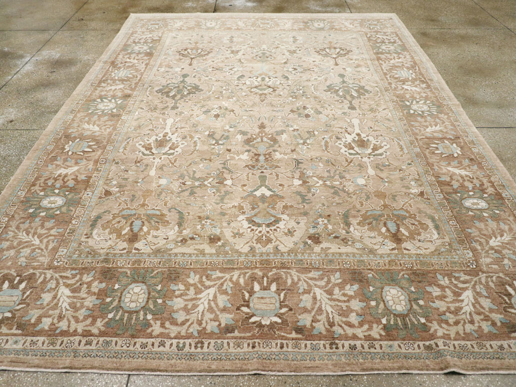 Antique Persian Mahal Carpet, No.18075 - Staging