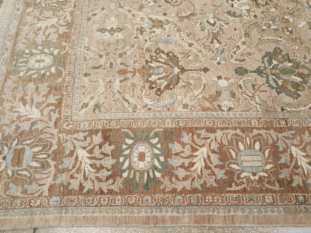 Antique Persian Mahal Carpet, No.18075 - Staging