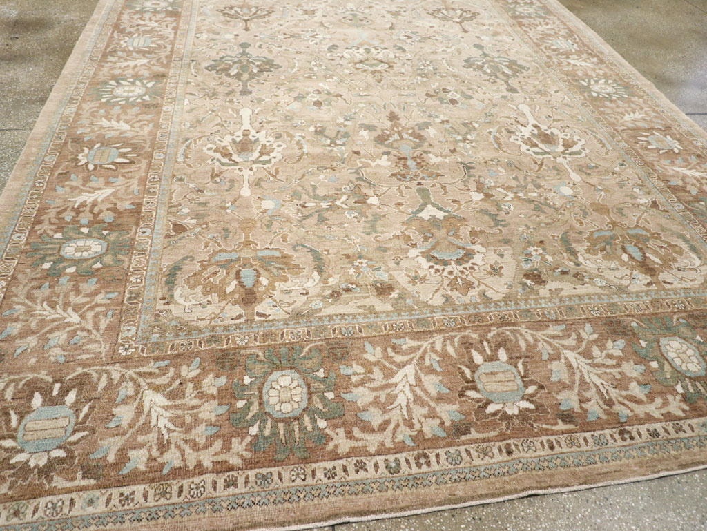 Antique Persian Mahal Carpet, No.18075 - Staging