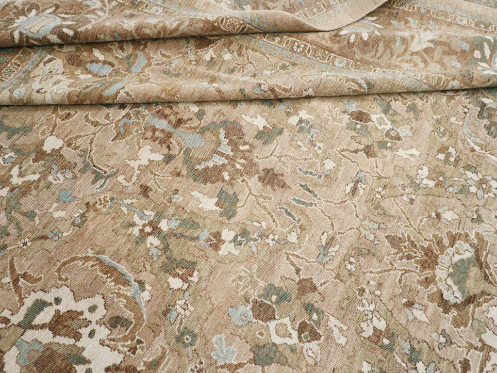 Antique Persian Mahal Carpet, No.18075 - Staging