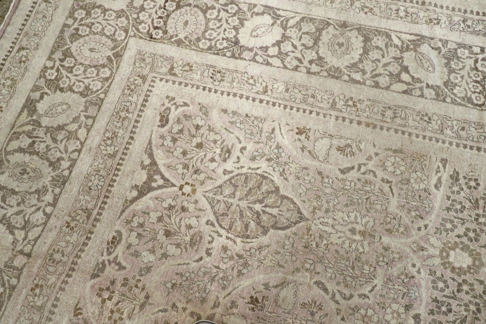Antique Persian Tabriz Carpet, No.18084 - Staging