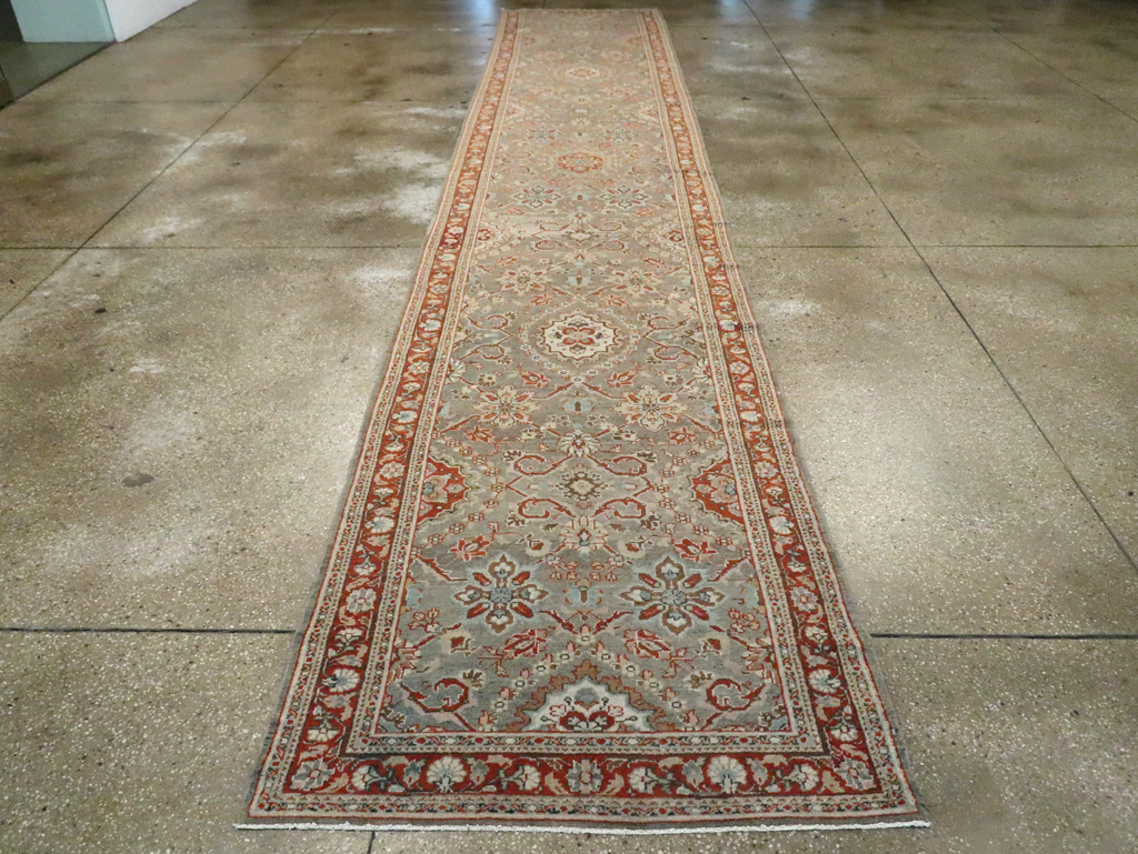 Vintage Persian Malayer Runner, No.18087 - Staging