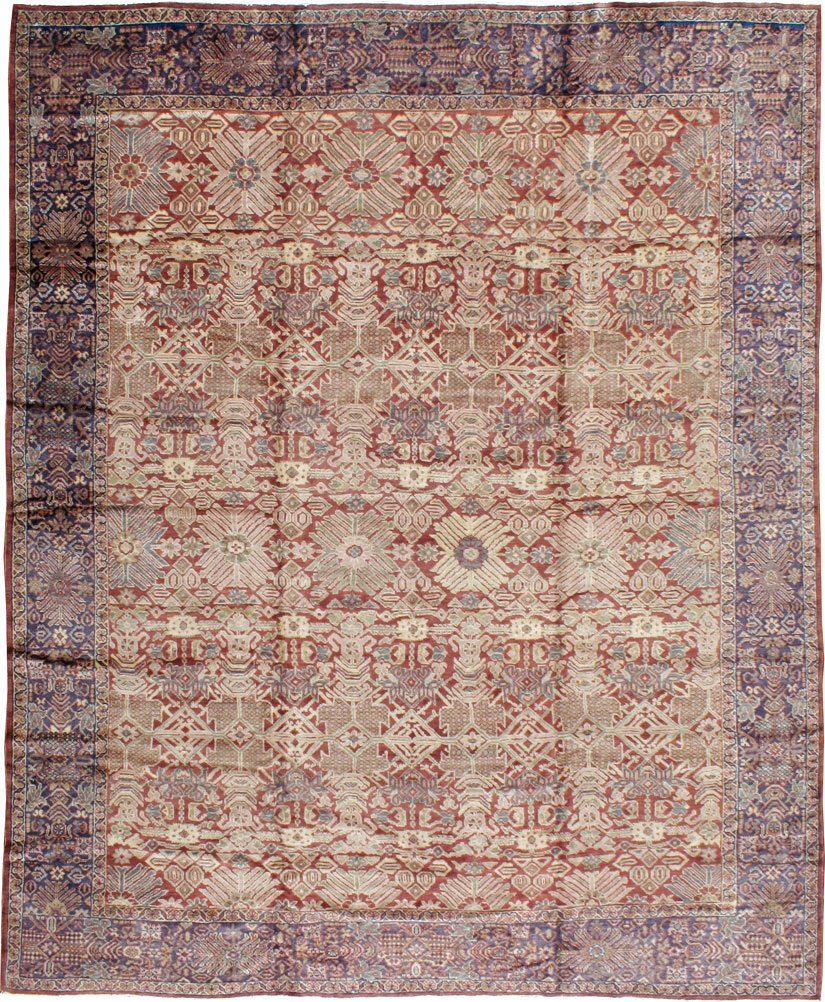Antique Persian Mahal Carpet, No.18090 - Staging