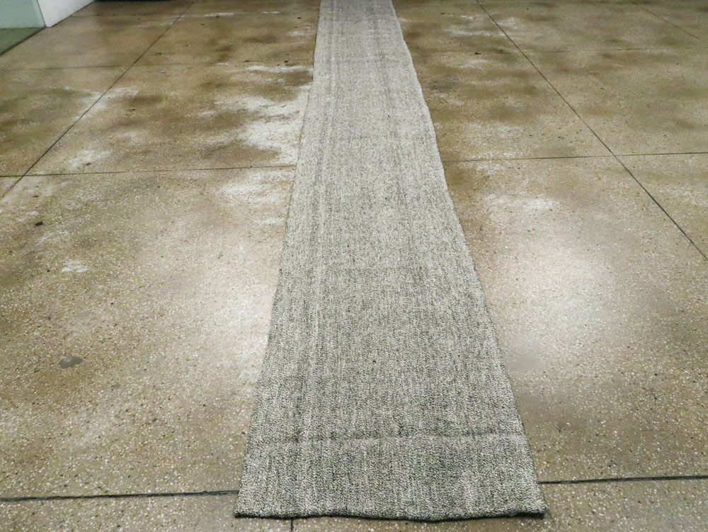 Vintage Flatweave Kilim Runner, No.18095 - Staging