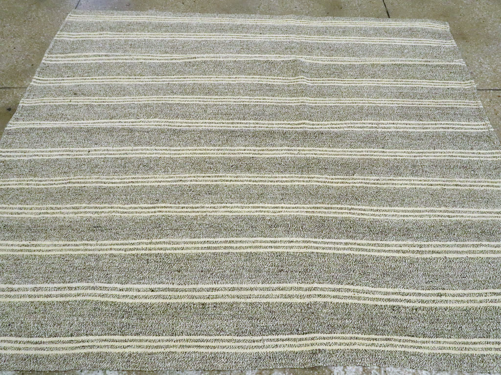 Vintage Turkish Flat-weave Kilim, No.18103 - Staging