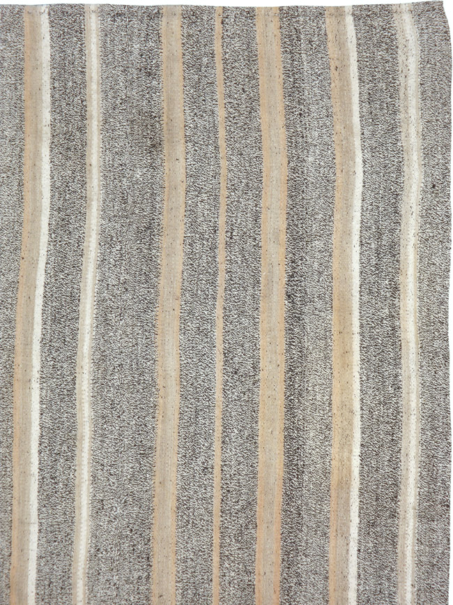 Vintage Turkish Flat-weave Kilim, No.18111 - Staging