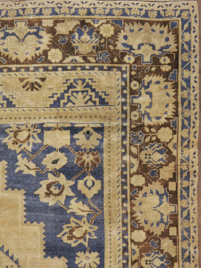 Vintage Turkish Oushak Carpet, No.18114 - Staging