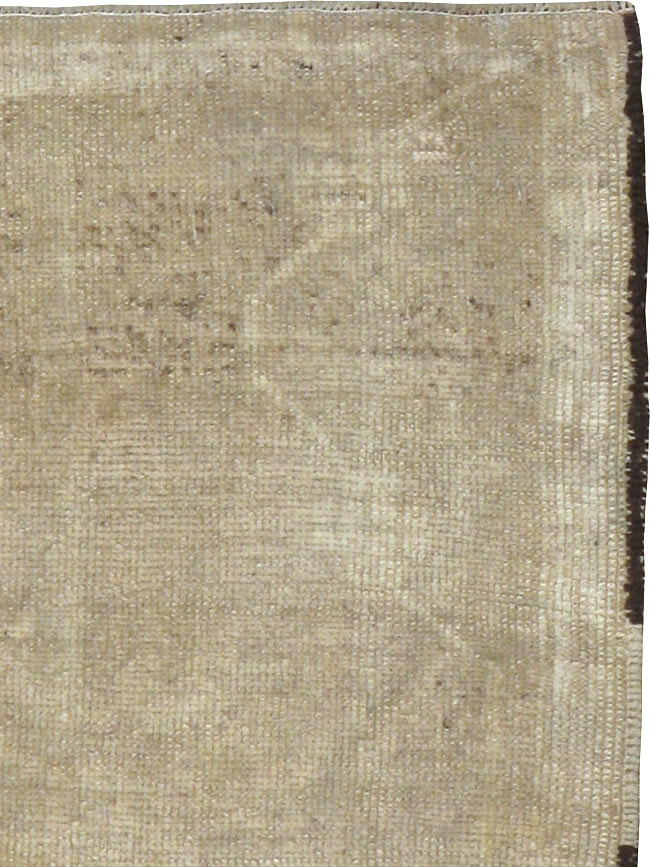 Antique Turkish Oushak Rug, No.18129 - Staging