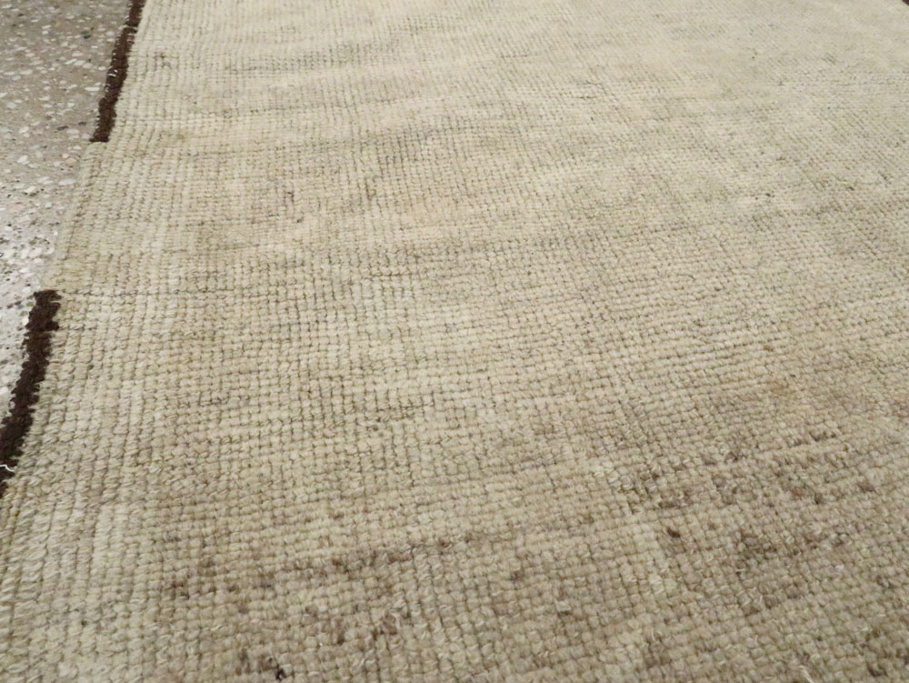 Antique Turkish Oushak Rug, No.18129 - Staging