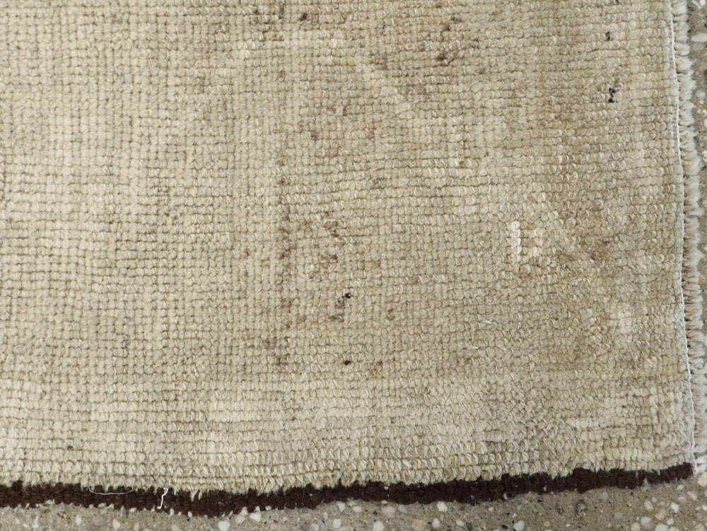 Antique Turkish Oushak Rug, No.18129 - Staging