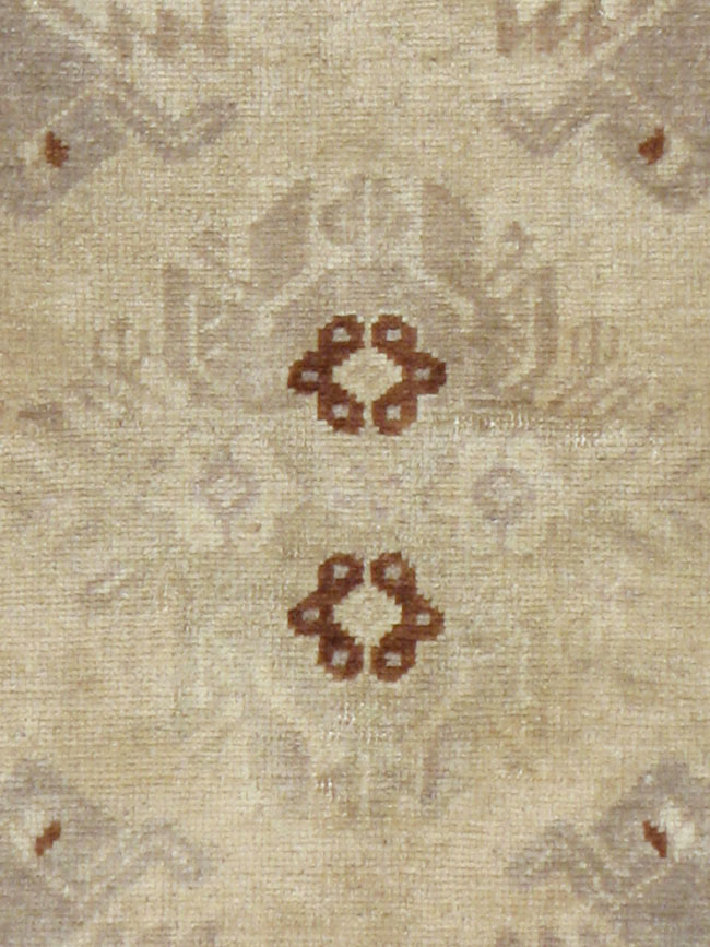 Antique Turkish Oushak Rug, No.18132 - Staging