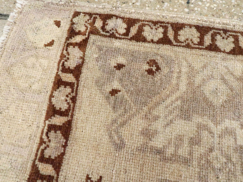 Antique Turkish Oushak Rug, No.18132 - Staging