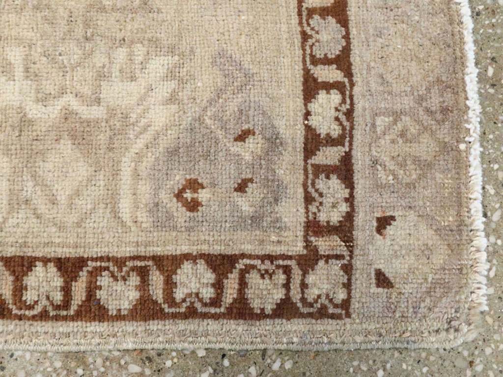 Antique Turkish Oushak Rug, No.18132 - Staging