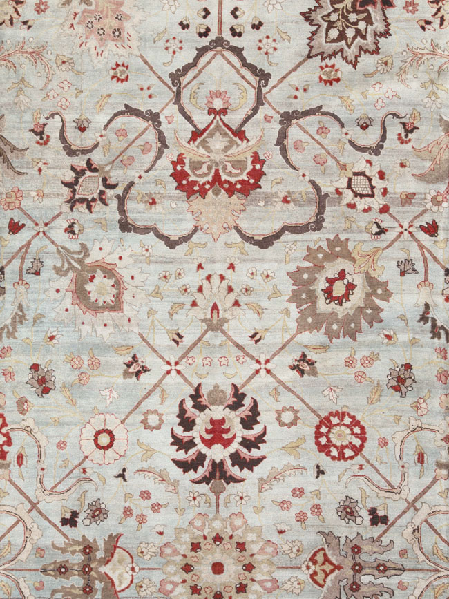 Antique Persian Tabriz Carpet, No.18141 - Staging