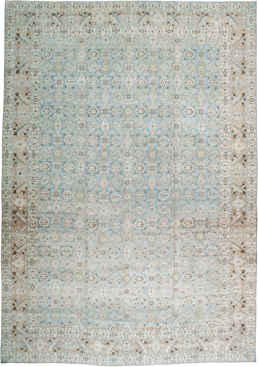 Antique Persian Tabriz Carpet, No.18147 - Staging