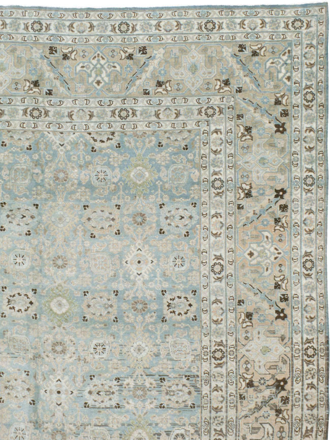 Antique Persian Tabriz Carpet, No.18147 - Staging