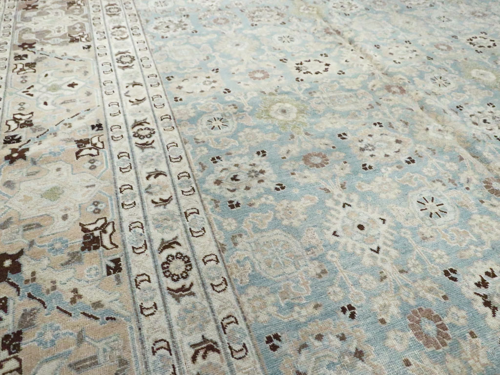 Antique Persian Tabriz Carpet, No.18147 - Staging