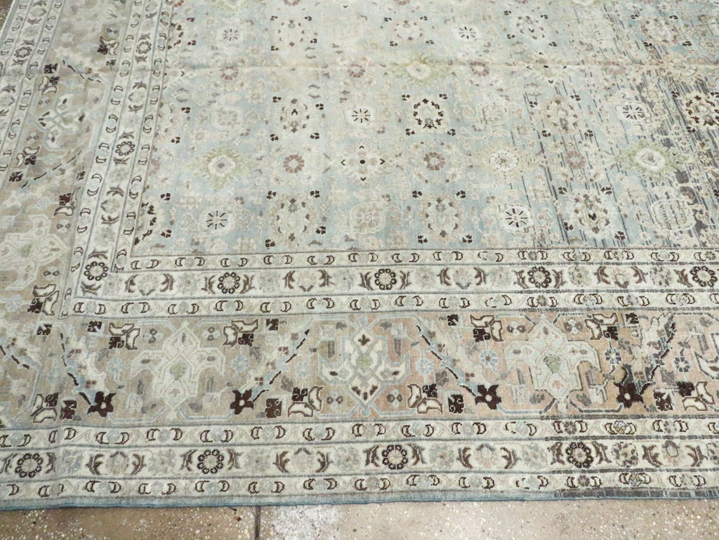 Antique Persian Tabriz Carpet, No.18147 - Staging