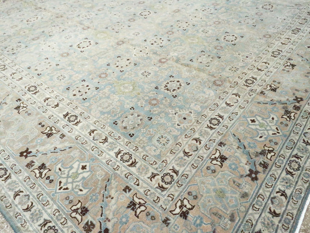 Antique Persian Tabriz Carpet, No.18147 - Staging