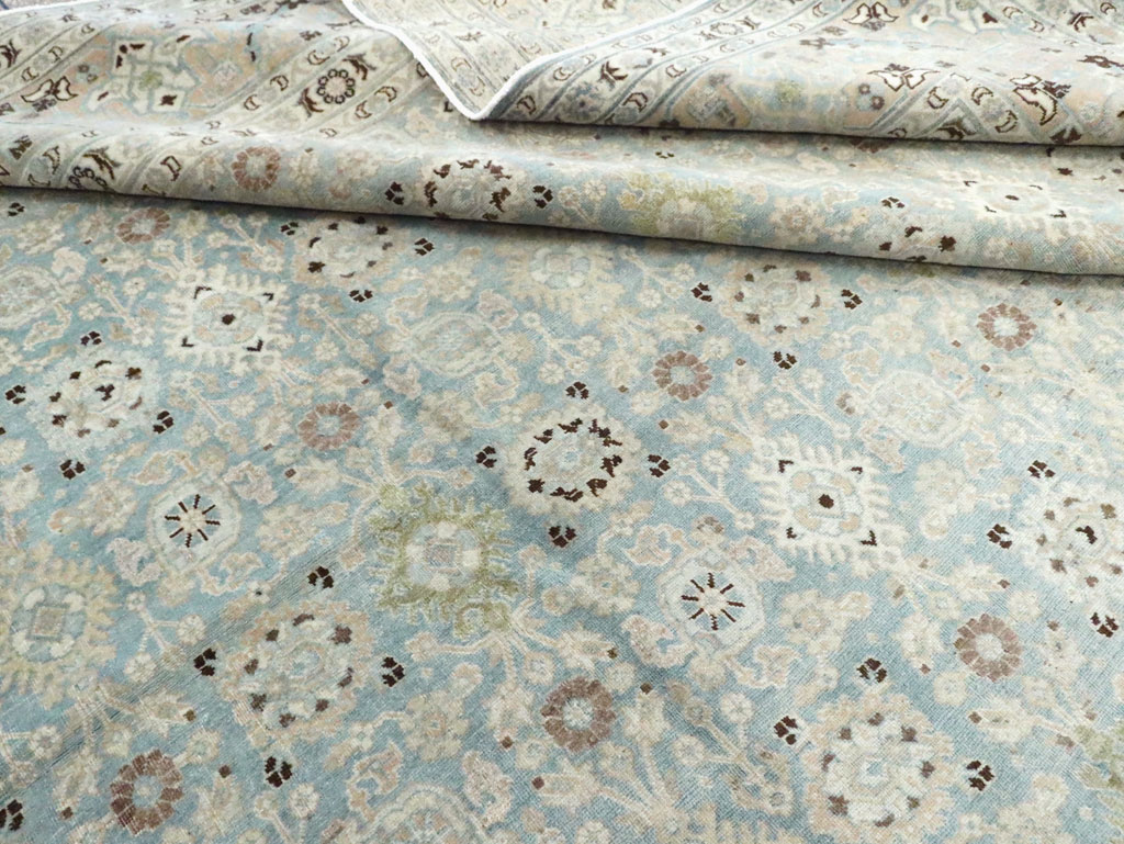 Antique Persian Tabriz Carpet, No.18147 - Staging