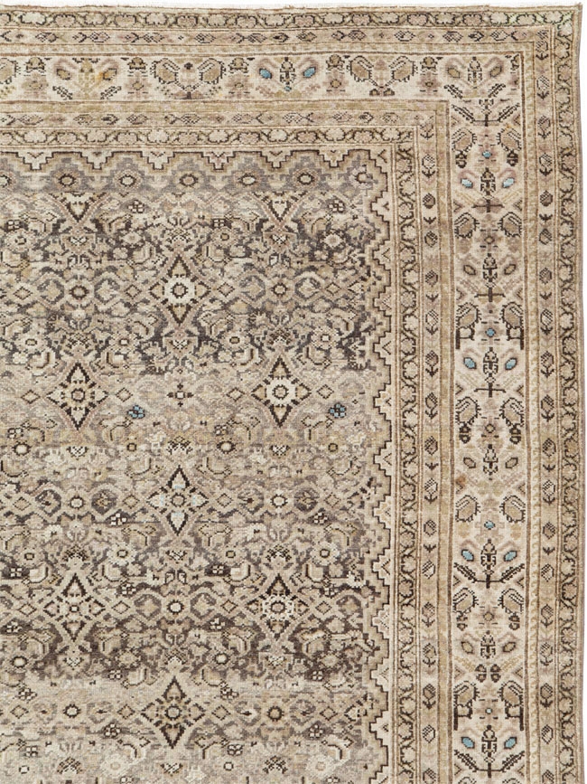 Vintage Persian Malayer Carpet, No.18148 - Staging
