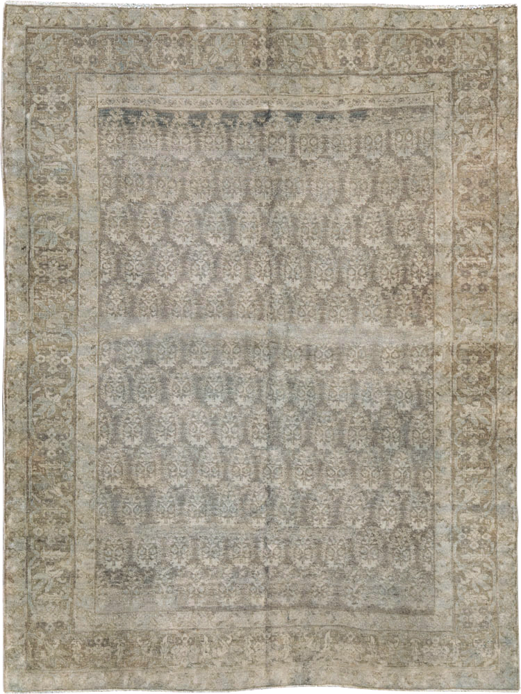 Antique Persian Tabriz Rug, No.18161 - Staging