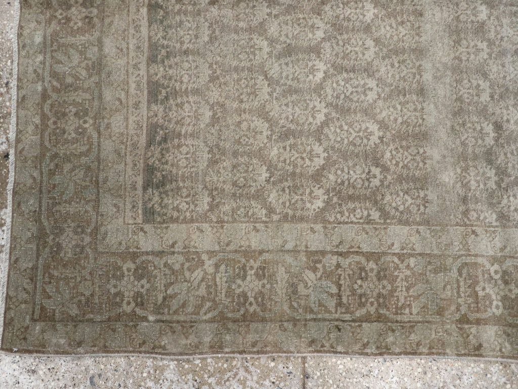 Antique Persian Tabriz Rug, No.18161 - Staging